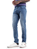 Indigo Medstone Slim Tapered Jeans