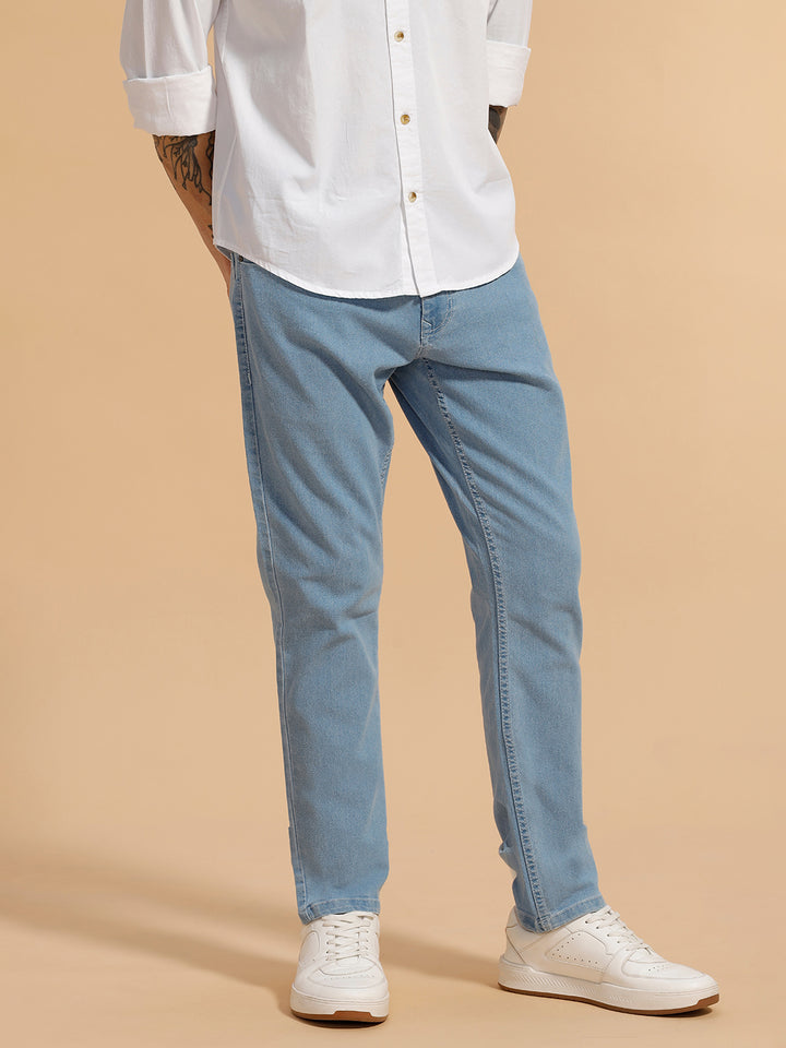 Faded Slim Fit Jeans | Light Blue
