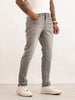 Skinny Fit Heavy Faded Denim Jeans | Grey