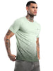 Classic Green Gradient Printed T-Shirt