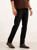 Solid Slim Fit Denim Jeans | Black