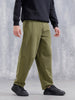 Men Loose Fit Clean Look Trouser | Olive