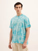 Oversized Tie & Die T-Shirt | Light Blue