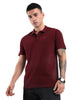 Marron Pique Basic Polo