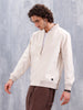 Men'S Solid Casual Bomber Jacket | Beige