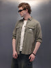 Double Pocket Full Sleeve Shirt | Green