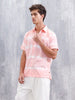 Tie Dye Printed Regular Fit Shirt | Pink
