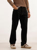 Solid Anti Fit Denim Jeans | Black