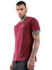 Maroon Classic Logo Printed T-Shirt