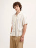 Resort Collar Striped Shirt | Off White