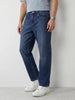 Faded Loose Fit Denim Jeans | Blue