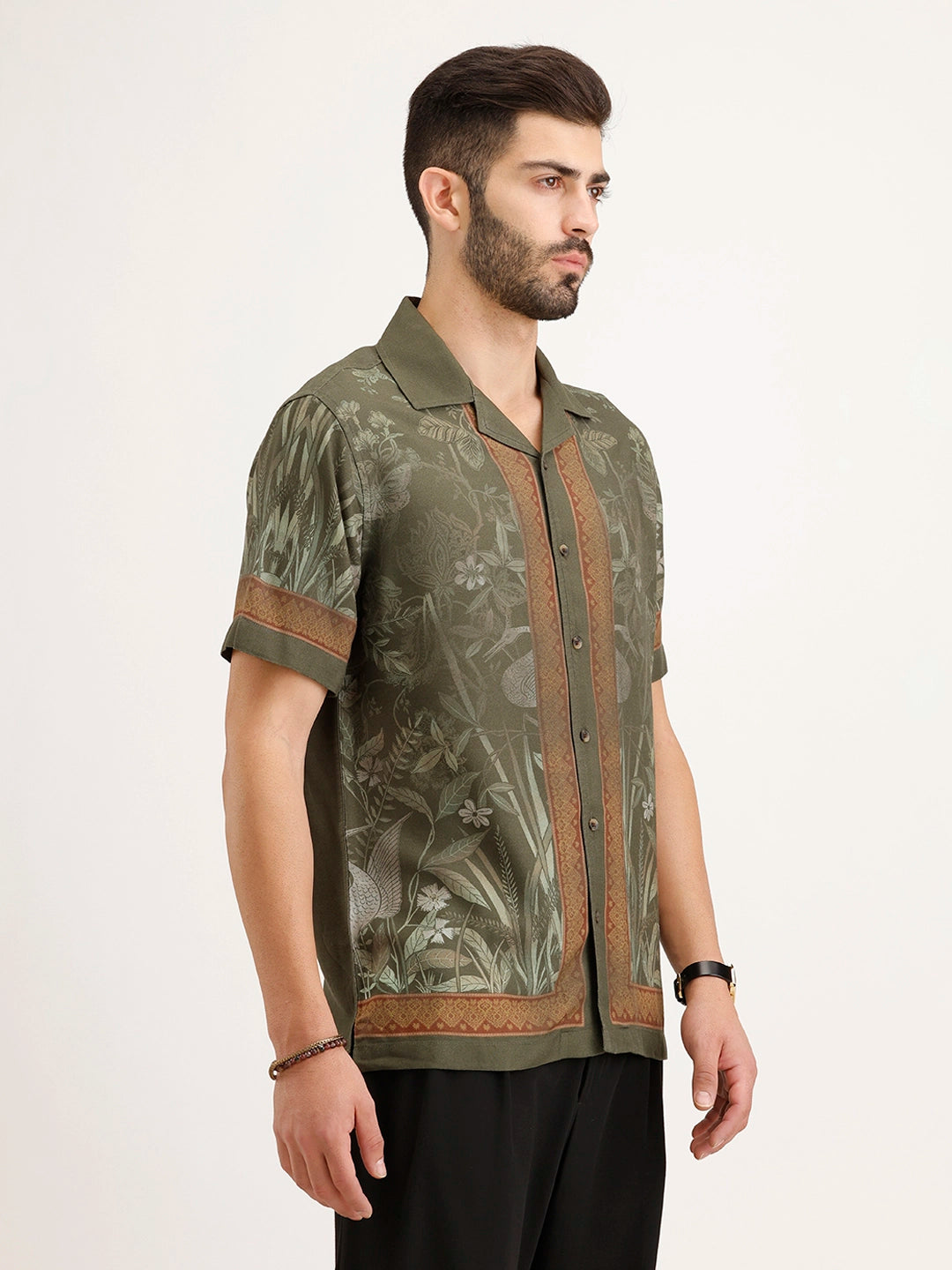 Resort fit Resort Collar Shirt | Olive