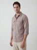 Slim Fit Double Pocket Shirt | Peach