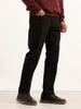 Solid Straight Fit Denim Jeans | Black
