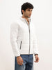 Solid Regular Fit Puffer Jacket | White