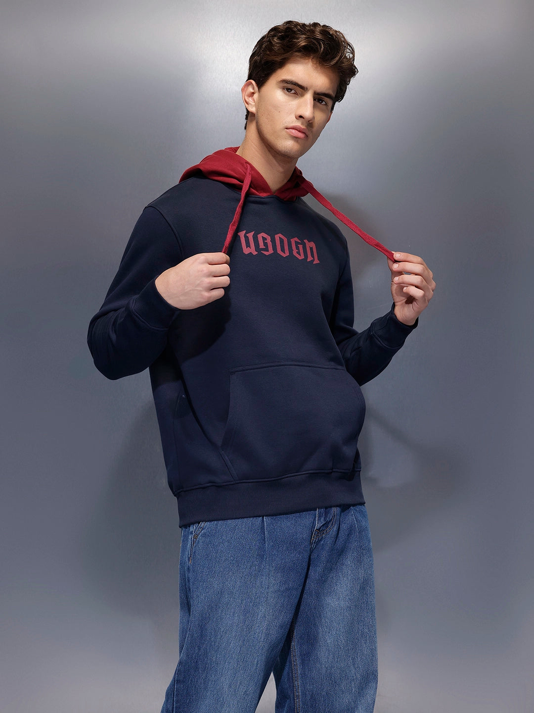 Men's Comfort Fit Hoodie   |  Navy Blue