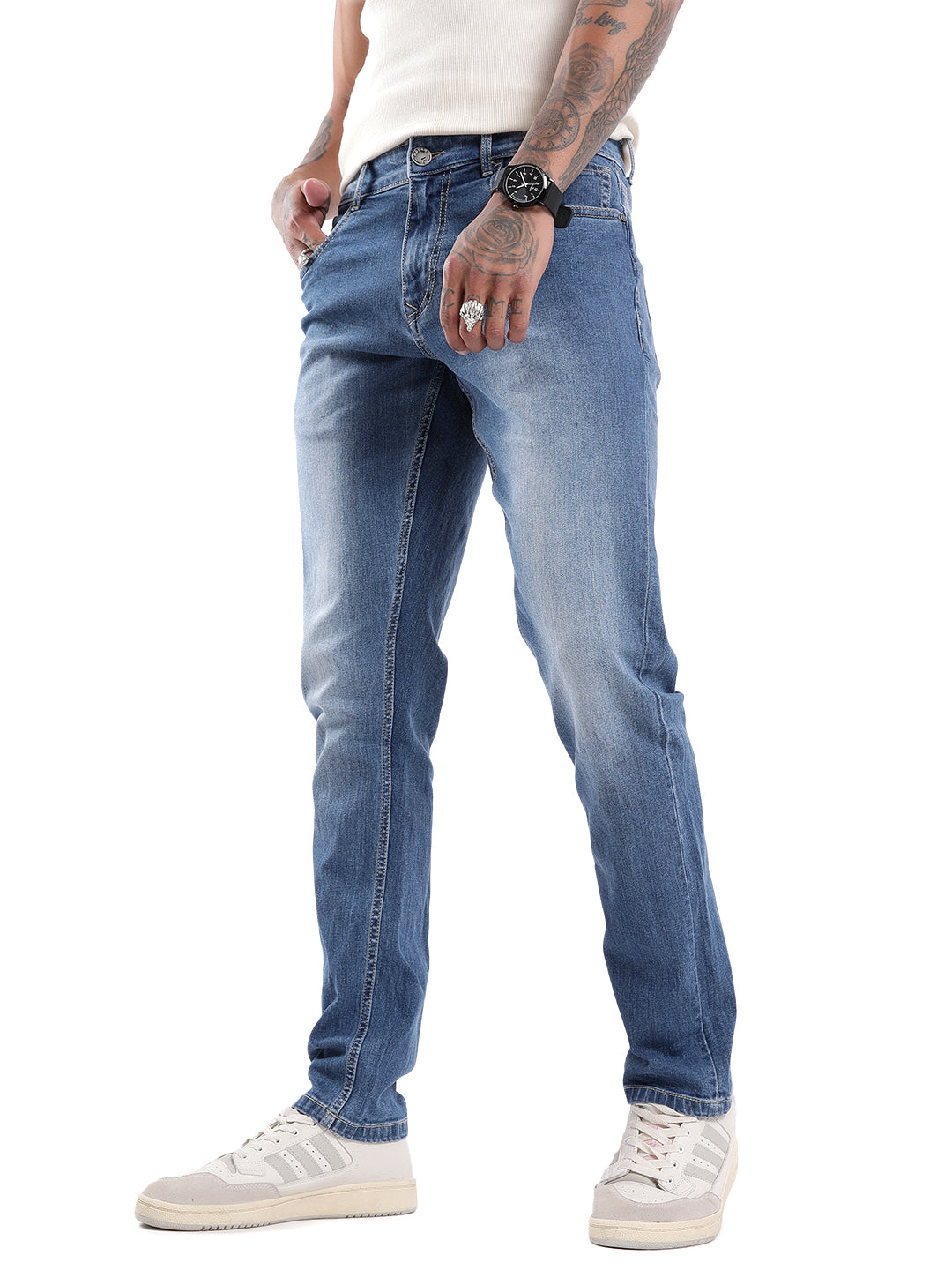 Blue Flex Casual Jeans