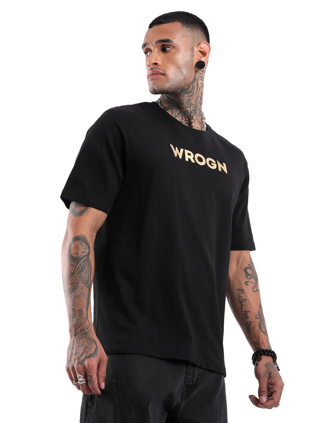 Premium Black Crew Neck T-Shirt