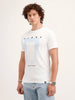 Slim Fit Placement Printed T-Shirt | White