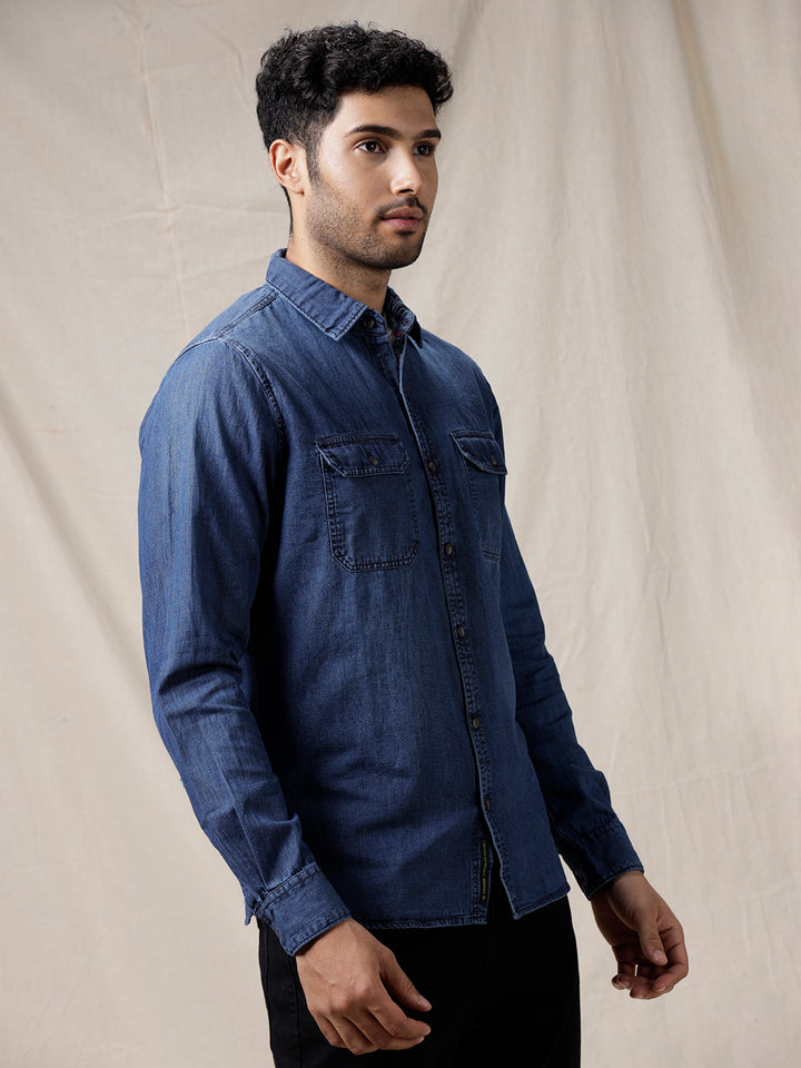 Ultramarine Casual Cotton Shirt