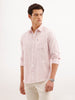 Classic Slim Fit Striped Shirt  | Pink