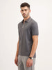 Slim Fit Tipping Collar T-Shirt | Dark Grey