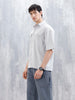 Wrogn Men's Oversized Plus Double Pocket Shirt | Grey
