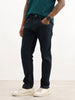 Solid Relaxed Fit Denim Jeans | Dark Blue