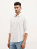 Slim Fit AOP Shirt | White