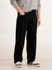 Solid Loose Fit Denim Jeans | Black
