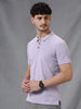 Dual Tone Lavender Polo T-Shirt