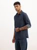 Classic Slim Fit Denim Shirt | Blue | WSH01FSSL0493M