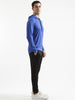 Hooded Solid Blue T-Shirt