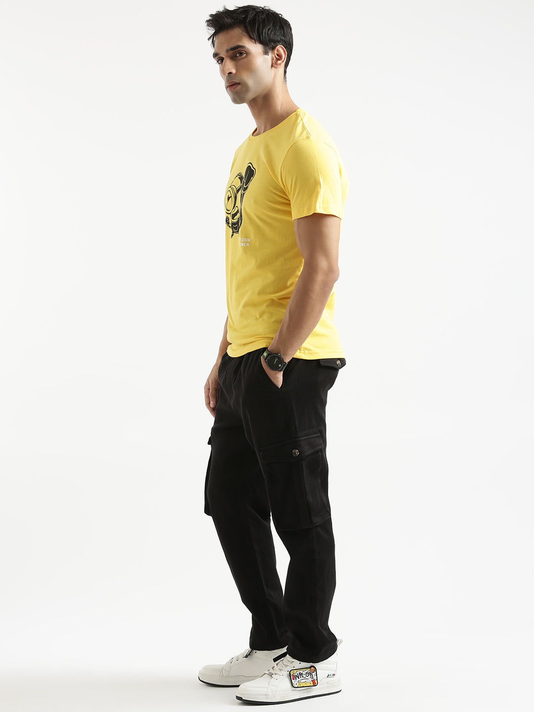 Printed Minion Yellow T-Shirt