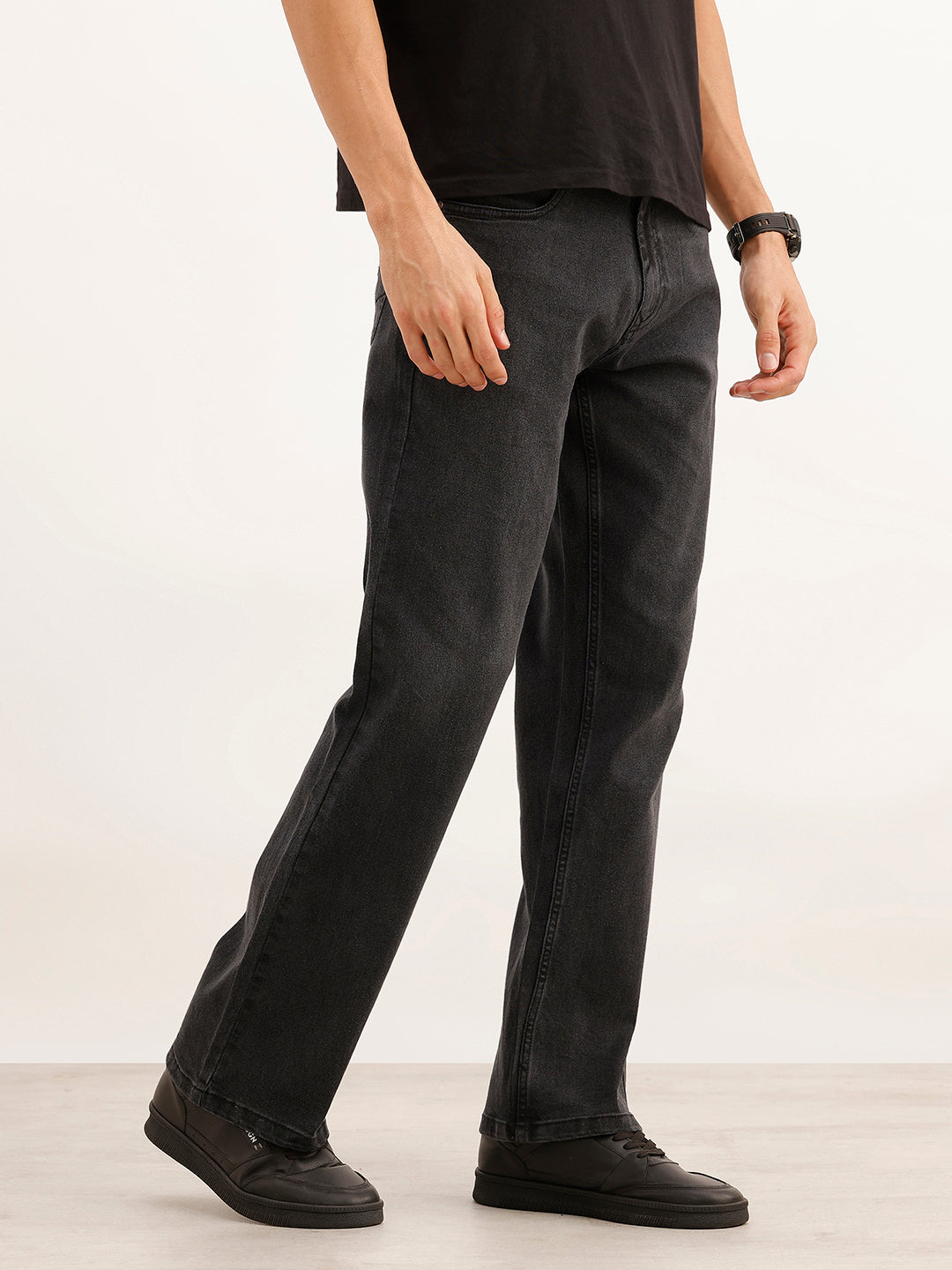 Classic Bootcut Denim Jeans | Black