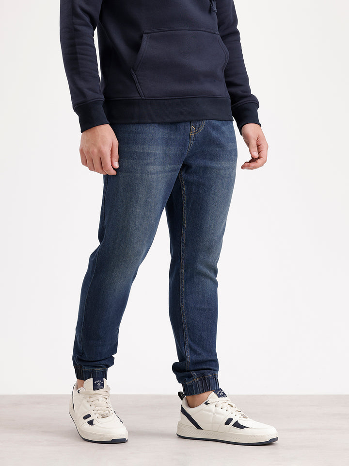 Classic Denim Jogger  | Blue