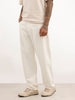 Solid Loose Fit Denim Jeans | White | WTJN1089M