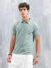 Polo T-Shirt With Contrast Trim Details | Green