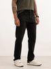 Solid Anti Fit Denim Jeans | Black