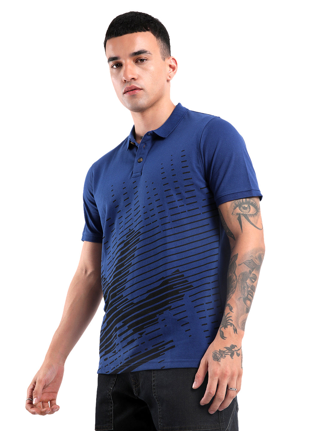 Cyber Blue Polo T-Shirt