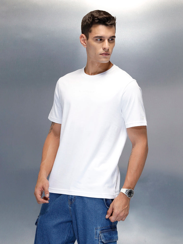 Men's Casual Refualr Fit T-Shirt | White