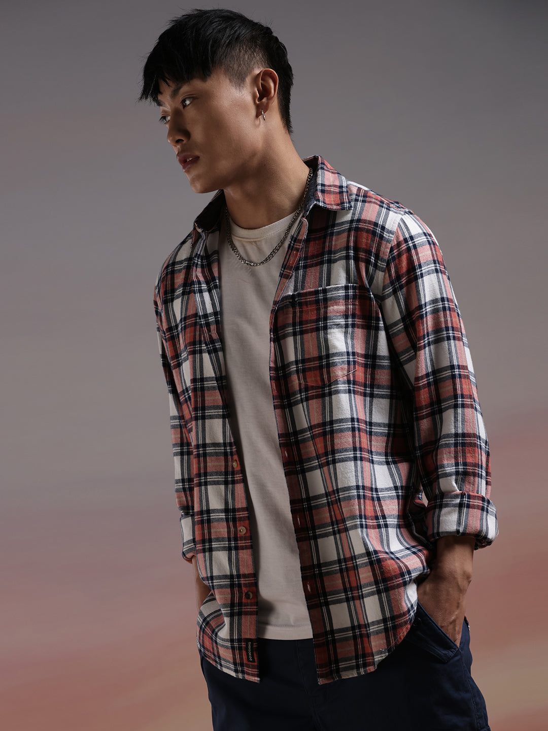 Grids And Checks Casual Shirt