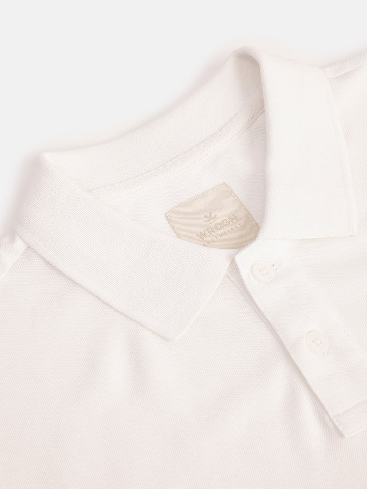 Essential Supima Polo T-Shirt |White