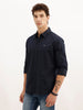 Classic Slim Fit Full Sleeve Solid Shirt | Navy Blue