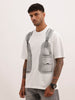 Oversized Placement Printed T-Shirt | Off White | WTS02HSOS1095S
