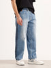 Loose Fit Denim Jeans | Light Blue