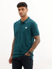 Slim Fit Tipping Collar Polo T-Shirt | Teal