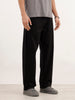 Solid Loose Fit Trouser | Black