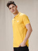 All Yellow Solid Polo T-Shirt