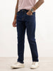 Solid Relaxed Fit Denim Jeans | Blue
